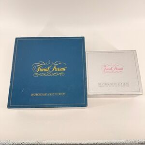 1980s Vintage Trivial Pursuit Genus Edition Master Game + Silver Screen